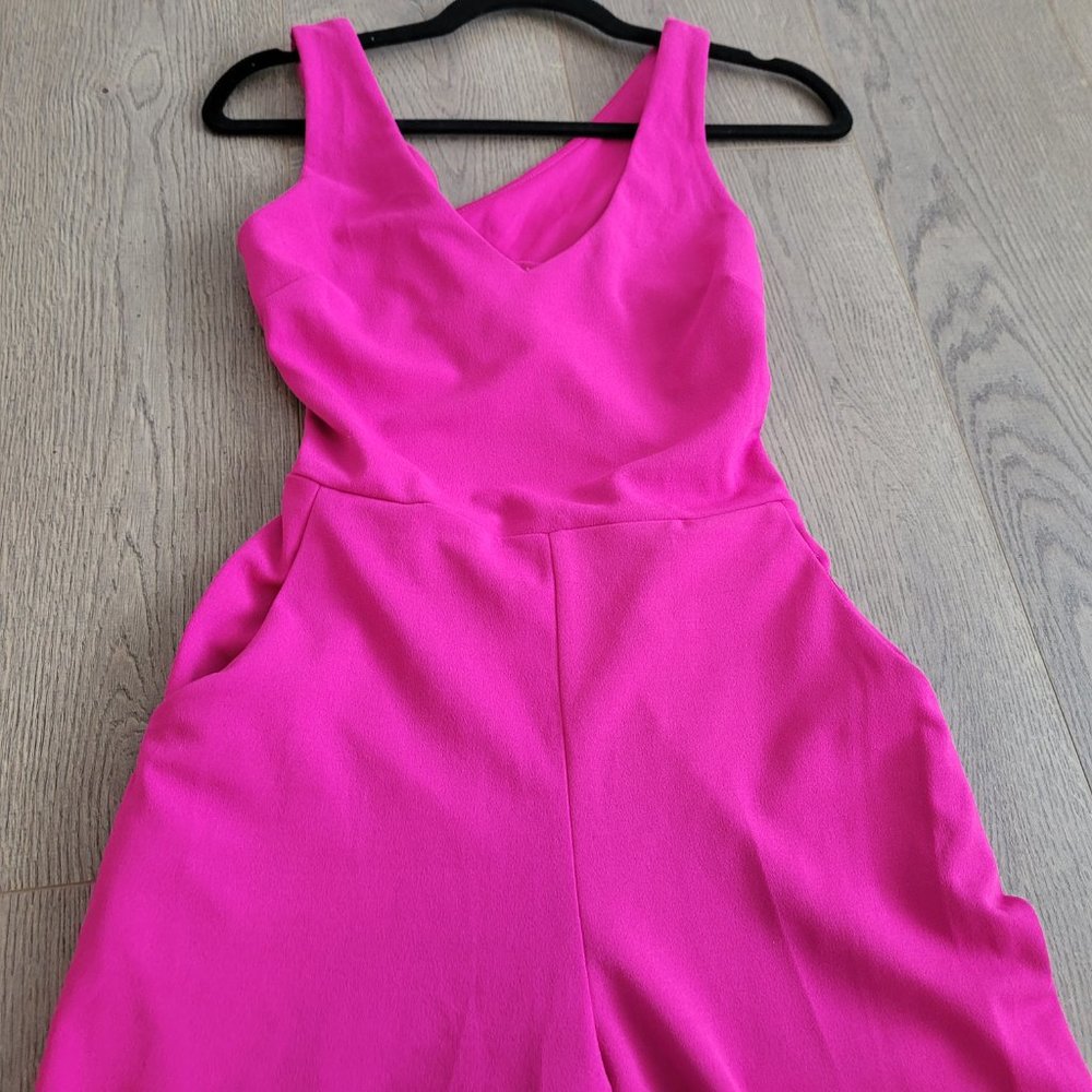 NWT! Crystal Sky hot pink super fun jumpsuit/romper - Barbie pink!